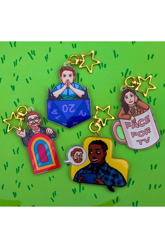 Comedy Host Acrylic Keychains (1 keychain)