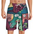 thumbnail image 1 of Comedy Invader Zim Short Sweatpants Summer Daily Cozy Lounge Shorts 3D Printed Beach Shorts Sweatpants With Drawstring And Pockets, 1 of 7