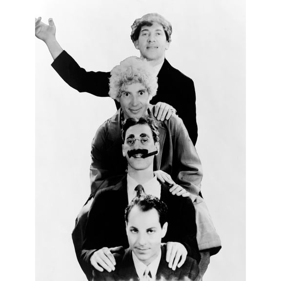 Comedy Movie Actors Marx Brothers Photo Extra Large Art Print Wall Mural Poster Premium XL