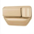 thumbnail image 1 of Loyerfyivos 2024 New Car Leather Cup Holder Gap Bag,Upgrade Universal Car Seat Gap Filler Seat Gap Storage Box, Adjustable Large Capacity Car Seat Storage Box (Beige, Passenger Side), 1 of 9