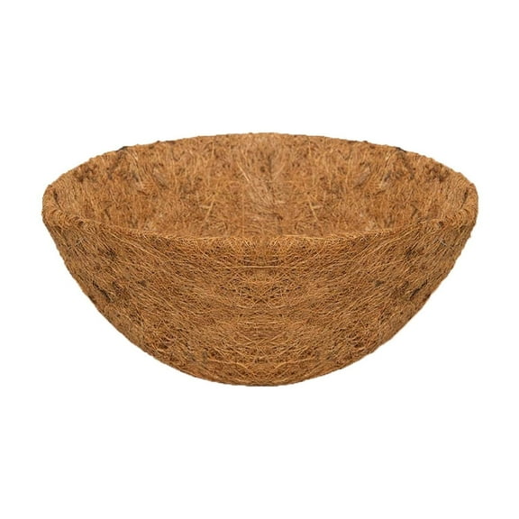 Comefolife 3 Pack 8 Inch Coco Liners Replacement, Round Hanging Basket Liners Natural Coconut Coir Liners for Hanging Basket Planters Flowers Vegetables