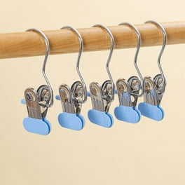10pcs Hanging Hook Clips, Hangers With Clips, Clothes Pins