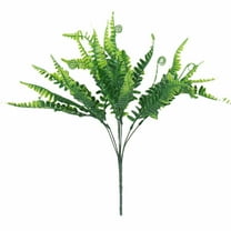 Comefolife Artificial Boston Fern Shrubs Plants, Fake Ferns Plastic Leaves Plant Faux Flowers Bundles DIY Decor Bushes for Home Farmhouse Wedding Bouquet Table Arrangement Planter Filler Decoration