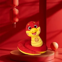 Comefolife Chinese New Year Snake Plush Ornament Bulk Chinese Snake Stuffed Plush Hanging Ornaments Zodiac Snake Plush Mascot for Lunar New Year Decoration Party Favors Gifts