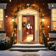 thumbnail image 1 of Comefolife Christmas Door Cover Doors Decorations Christmas Ball Door Cover Front Doors Decorations for Xmas New Year Holiday House Porch Sign Supplies (A, 35"x71"), 1 of 9