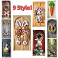 thumbnail image 1 of Comefolife Easter Bunny Door Cover Easter Bunny Party Supplies Rowing Bunny Pattern Banner Chillin With My Bunny Welcome Spring Outdoor Indoor Backdrop for Easter Party Decorations, 1 of 7