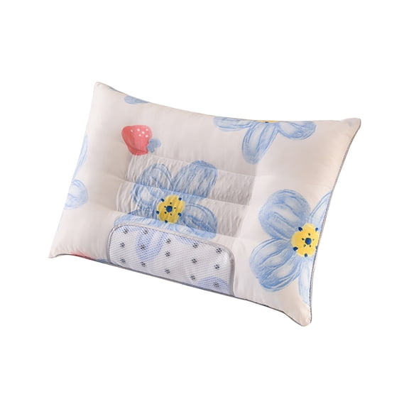 Comefolife Flat Pillows for Sleeping,Bed Pillows for Sleeping, Ultra Thin Bed Pillows for Stomach and Top-end Microfiber Cover for Side Stomach Back Sleepers (B)