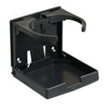 thumbnail image 1 of Comefolife Foldable Cup Holder Adjustable Wall Mounted Cup Holder Wall Car Desk Drink Holder for Home Trucks RVs Vans Boats Campers Caravans (Black), 1 of 7