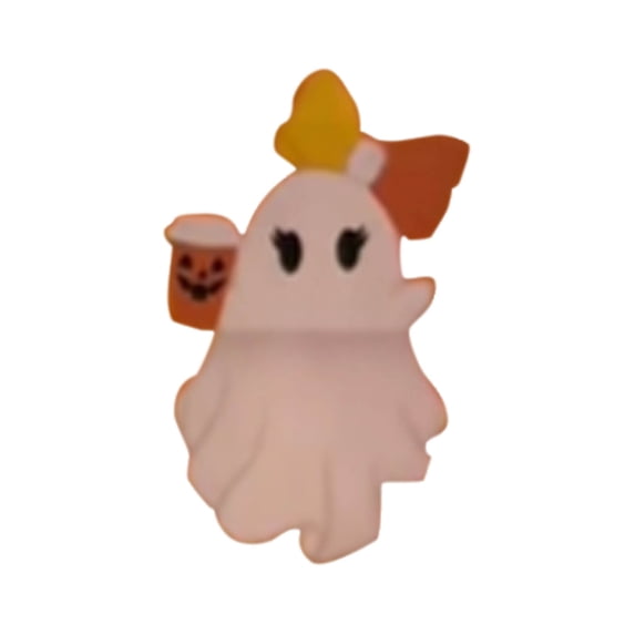 Comefolife Ghostees Mystery Phone Buddy, Ghostees Ghost , Halloween Cute Ghost Phone Charm, Mini Figure Surprise Toy, Peel-and-Stick Design, for All Mobile Phones (F)