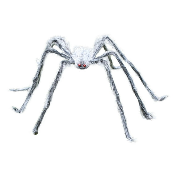 Comefolife Giant Spider Halloween Decorations Outdoor, Halloween Decor Black Scary Giant Spider for Outdoor Halloween Decorations Indoor, Huge Realistic Spider for Outside Yard Garden Lawn