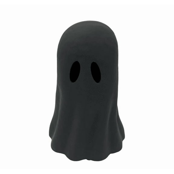 Halloween Paper Mache Ghost Tabletop Decoration, Resin Ghost Tabletop Decoration, Black, 3.94" Halloween Tabletop Decoration, Scary Ghost Decor, Ghost Spooky Halloween Home Decorations