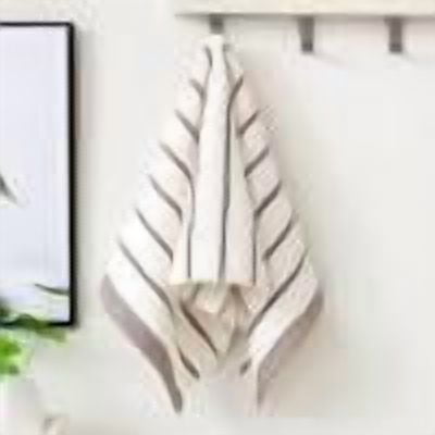 Comefolife Hand Towels Bathroom Cotton Turkish Absorbent Soft Face Towel Set Boho Decorative Hand Towel for Bath Kitchen Hotel Spa Farmhouse (White, 12.6"x27.56")