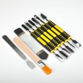 thumbnail image 1 of Comefolife Metal Spudger Repair Tool Kit, Dual-End Carbon Steel Pry Opening Tools with Non-Slip Handle for Phone, Laptops, Tablet, Mobile Phone, Watch, Digital Home Appliance (6PC,C), 1 of 10