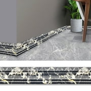 Comefolife Molding Trim 1 Roll 90.5INCH Peel and Stick Trim Molding Self-Adhesive Wall Trim DIY Bendable Tailorable Decorative Wall Molding for Living Room