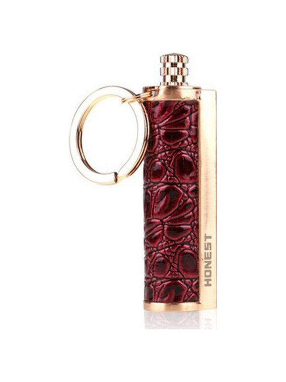 Permanent Metal Match, Waterproof Fire Starter Lighter, Flint Match Metal Keychain Camping Survival Kit, Reusable Survival Fire Starter Lighter, Red & Black Optional (Fuel Not Included)