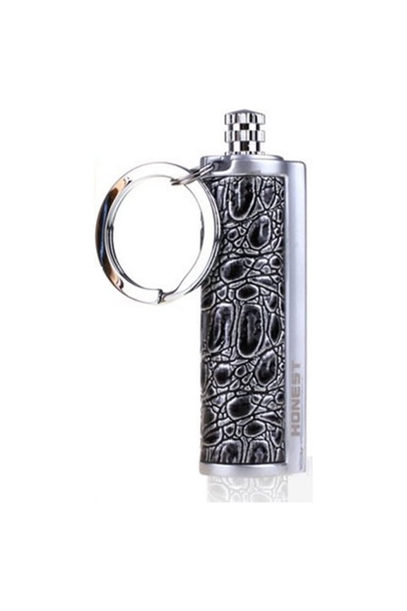 Permanent Metal Match, Waterproof Fire Starter Lighter, Flint Match Metal Keychain Camping Survival Kit, Reusable Survival Fire Starter Lighter, Red & Black Optional (Fuel Not Included)