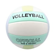 Comefolife Soft Volleyball, Training Ball Volleyball Ball Gifts for Indoor Outdoor Beach Youth and Beginners (Blue 1pc)