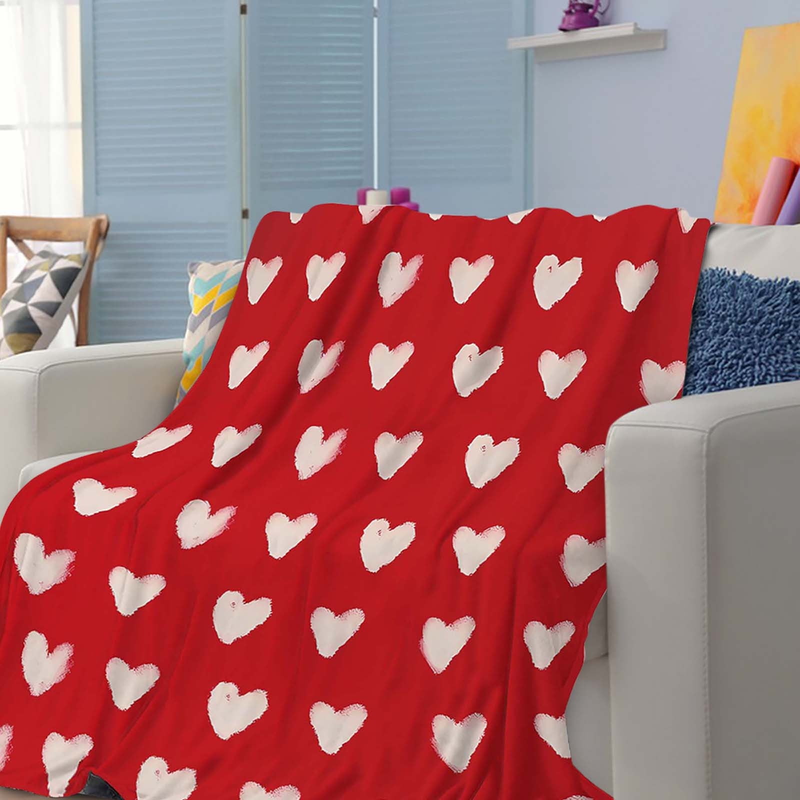 Love Stories - 100% Cashmere Blanket - Cobalt Blue & French Grey Reversible