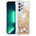 thumbnail image 1 of Comepatible with Samsung Galaxy A23 5g Case Glitter Sparkle Gold, Luxury Phone Case Samsung A23 5g Case Silicone Shiny Bumper Protective Case Anti-Scratch Cover (Gold), 1 of 14