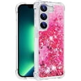 thumbnail image 1 of Comepatible with Samsung S23 Plus Case Glitter Sparkle Gold, Luxury Phone Case Samsung Galaxy S23 Plus Case Silicone Shiny Bumper Protective Case Anti-Scratch Cover (Pink), 1 of 14