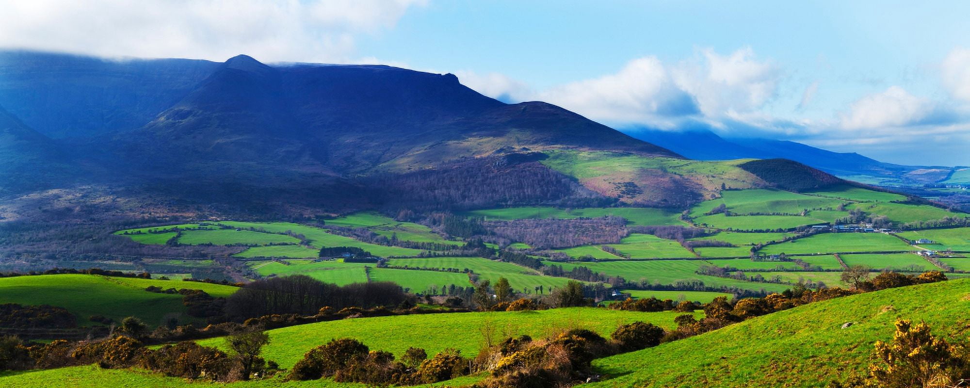 Comeragh Mountains County Waterford Republic Of Ireland Canvas Art - Panoramic Images (27 x 9)