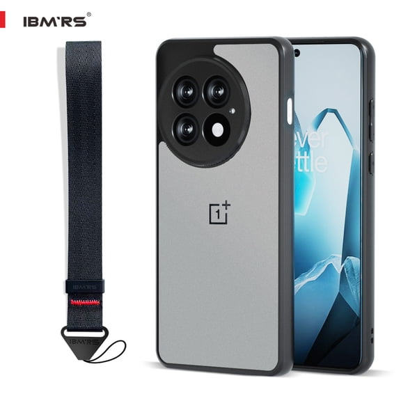 (Comes with wrist strap)IBMRS for OnePlus 13R Case,camo Clear transparent phone protection shell