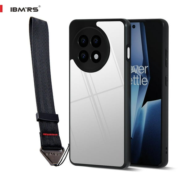 (Comes with wrist strap)IBMRS for OnePlus 13R Case,camo Clear transparent phone protection shell