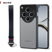 with wrist strapIBMRS for Oppo Find X8 Pro Phone Case,Accossories with Full Camera Len Protector Durable practical Cellphone Cover Black camo
