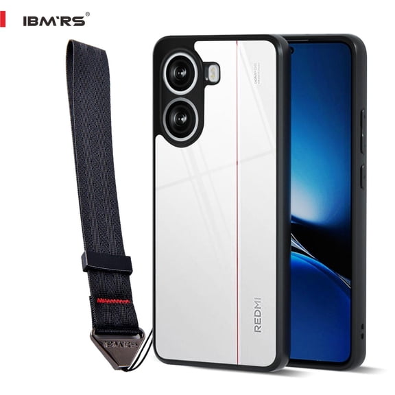 (Comes with wrist strap)IBMRS for Redmi Turbo 4 Case,(Military Drop Protection)Shockproof Slim Translucent Matte Cases, Black camo