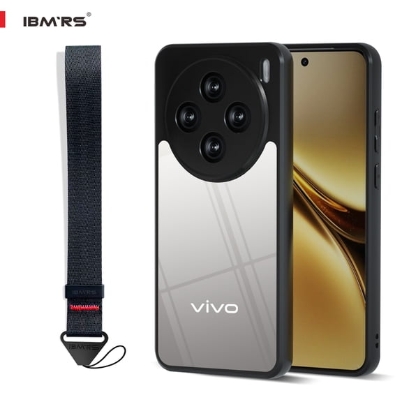 (Comes with wrist strap)IBMRS for VIVO X200 Pro mini Case,ultra-thin,ultra-sleek,raised edges protect camera & screen- Black camo
