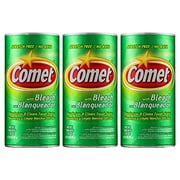 Comet Cleaner with Bleach Powder 14-Ounces | Scratch-Free | 3-Pack