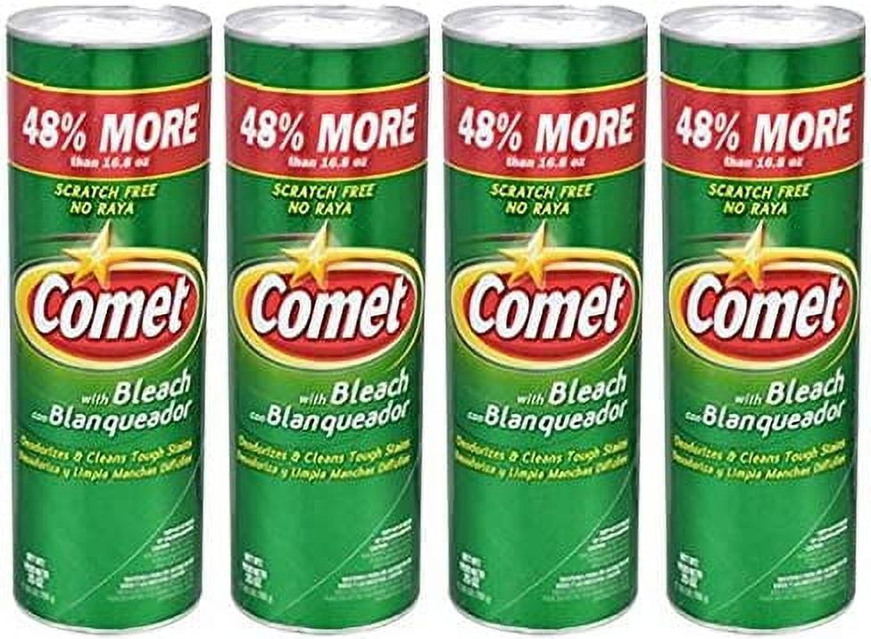 Comet Cleanser with Bleach 25 Oz (4 Pack)