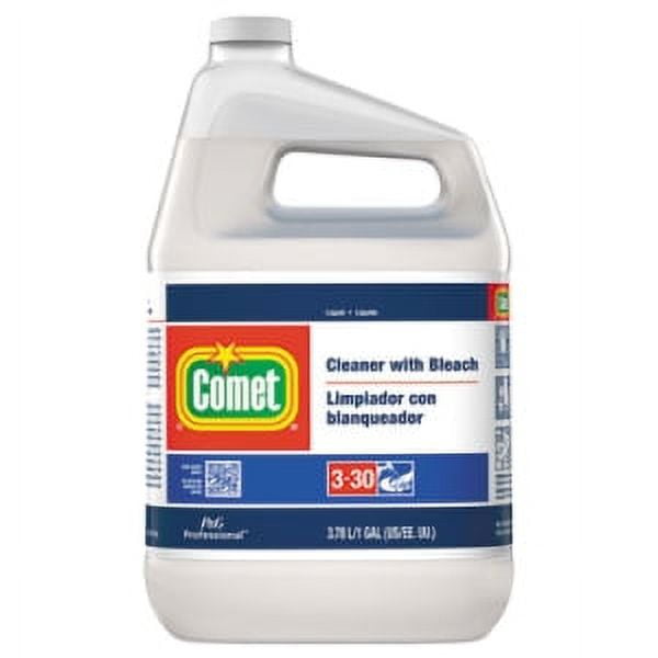 Cleaner with Bleach, Liquid, One Gallon Bottle Cleaner with Bleach, Liquid, One Gallon Bottle