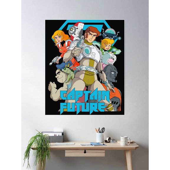 Comet Crew Poster Wall Art, Modern Wall Decor For Living Room Bedroom, 8x12 UNFRAMED