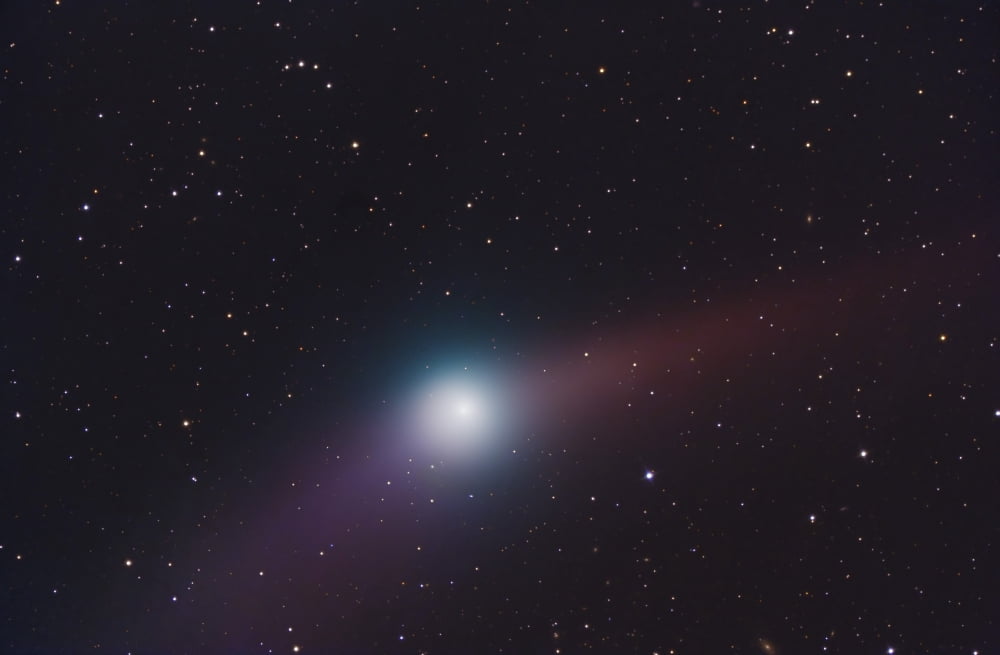 Comet Garradd Canvas Art - Reinhold WittichStocktrek Images (35 x 23)