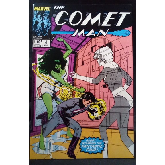 Pre-Owned Comet Man #4 1987 Marvel Comics Comic Book