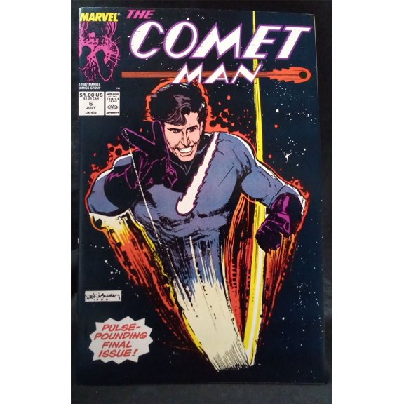 Pre-Owned Comet Man #6 1987 Marvel Comics Comic Book