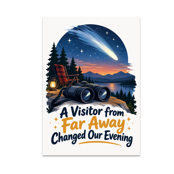 Comet Observing - Stargazer Enthusiast - 13x19 Poster Print