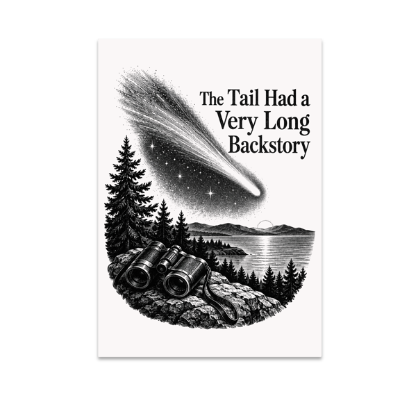 Comet Observing - Stargazer Enthusiast - 13x19 Poster Print
