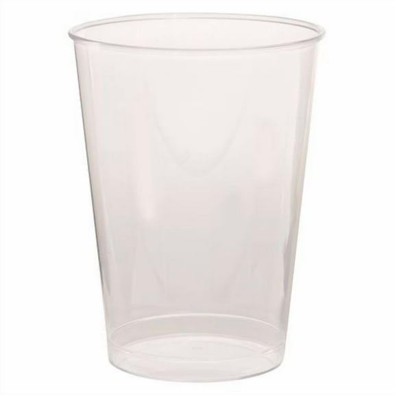 Comet Plastic Tumbler, Tall, 7 oz, Clear, 25/Pack, 20 Packs/Carton | Bundle of 2