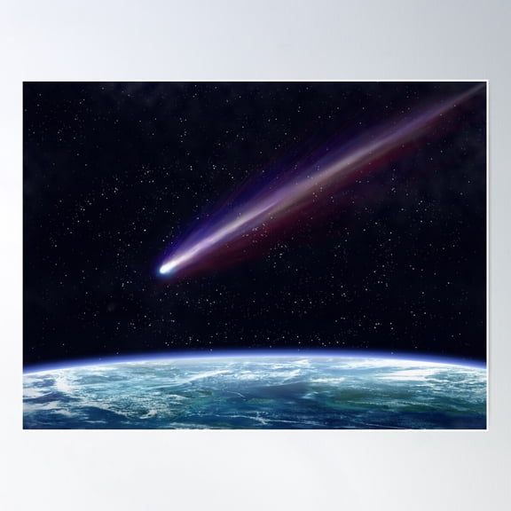 Comet Poster Wall Art, Modern Wall Decor For Living Room Bedroom, 8x12 UNFRAMED