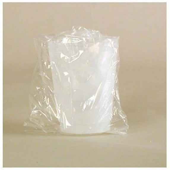 Comet WPF10 10 oz Frost-Flex Individually Wrapped Plastic Drinking Cup, Clear