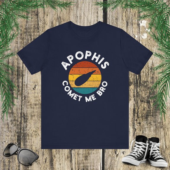 Comet me bro funny Apophis 99942 Asteroid Retro Unisex Leisure T-shirt