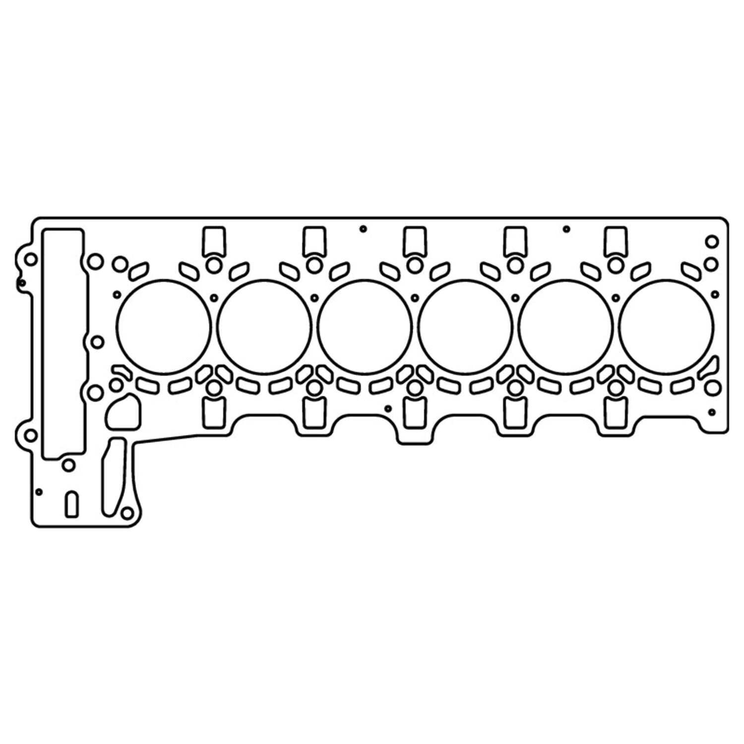 Cometic BMW N55B30A 85mm Bore .044in MLX Head Gasket - C15476-044 Fits select: 2011 BMW 535 XIGT, 2011-2013 BMW 335