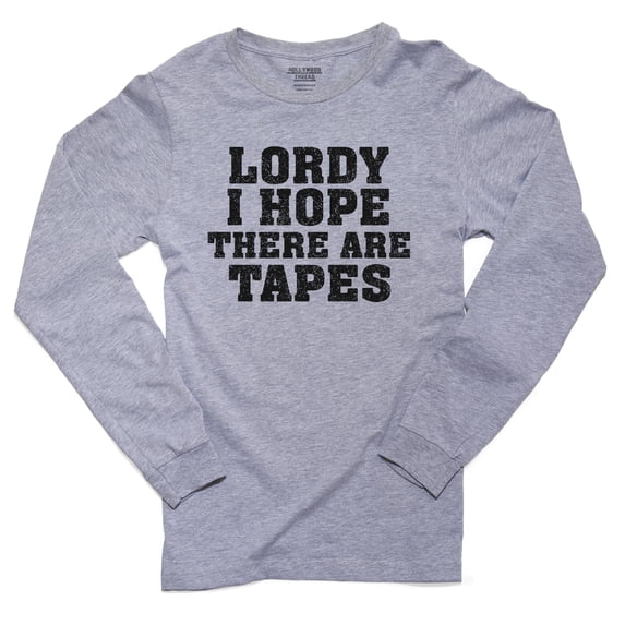 Comey - Lordy I Hope There Are Tapes Men's Long Sleeve Grey T-Shirt