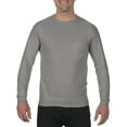 thumbnail image 1 of ComfClrs L/S Pocket T Grey, 1 of 2
