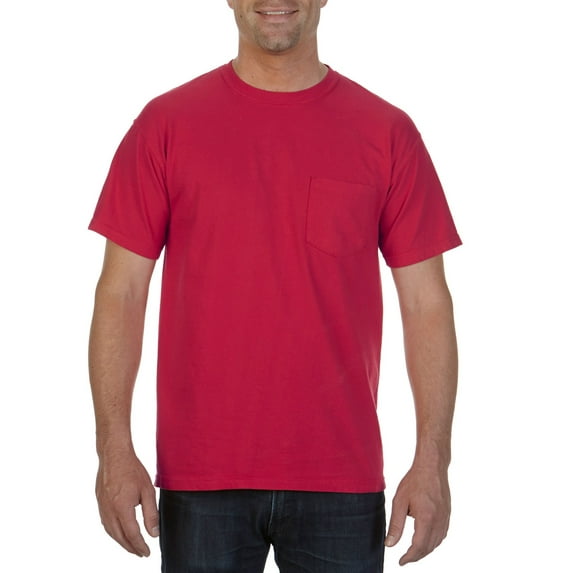 ComfClrs RingSpun Pkt T Red