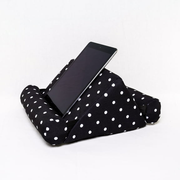 The ComfView Tablet Pillow - Soft Bed Stand Compatible with iPads, Tablets, Books, Smartphone, Magazines - Lap Wedge Mount for Reading, Gadgets, Watching Movies - 11x12x6-Inch