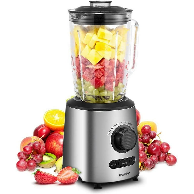 AMEIFU Glass Smoothie Blender for Kitchen 750W, Professional