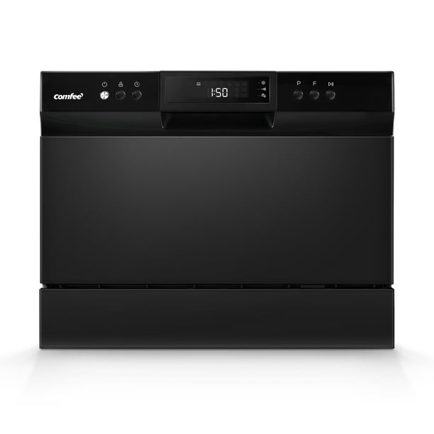 Comfee 6Place Setting EnergyStar Compact Countertop Dishwasher with 8